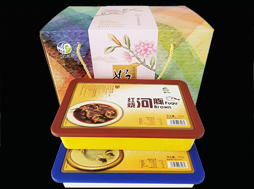 礼盒装养殖河豚鱼速冻熟食方便菜
